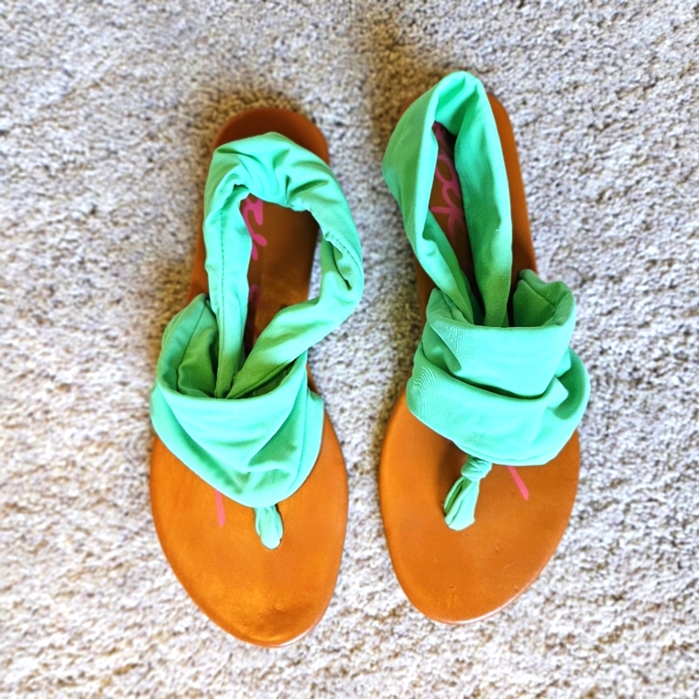 Rock & Candy Green Sandals